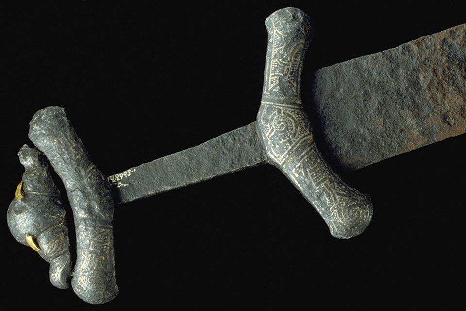 Sword from grave, Sollerö Parish, Dalarna. © Statens Historiska Museet