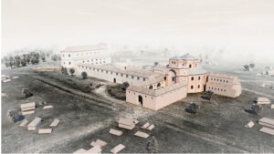 The most recent reconstruction of Aachen features at the exhibition 2014 © Ristow 2013
