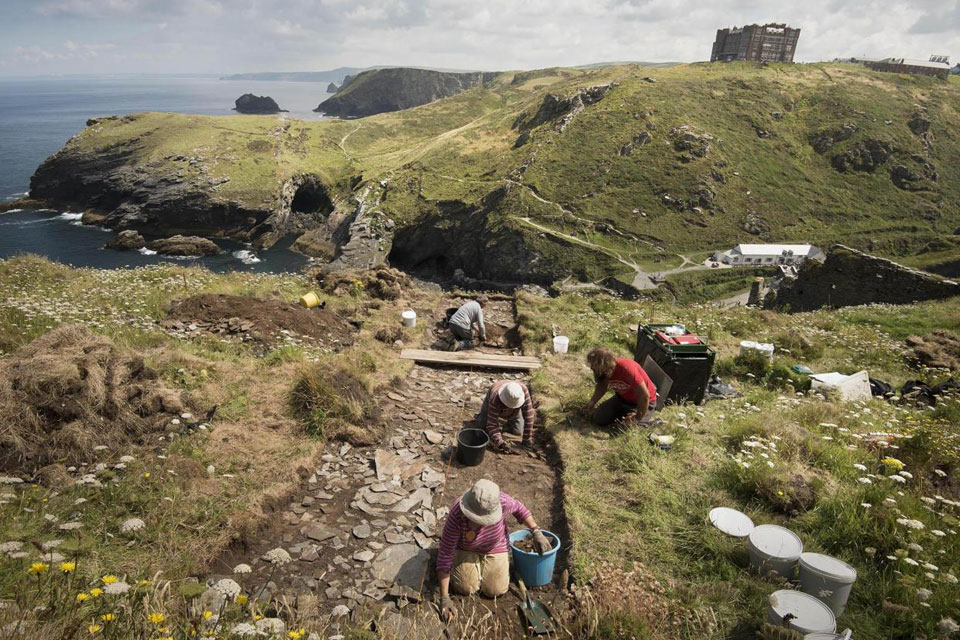 Tintagel excavations summer 2016