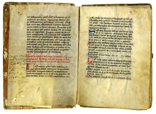 Toll register from tarascon Manuscript Newbury library