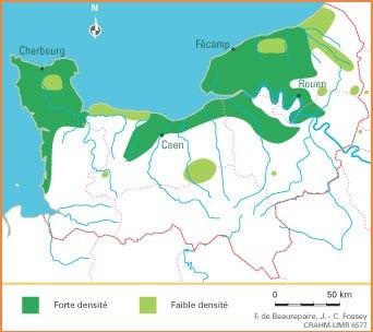 Scandinavian placenames © Caen, Beaurepaire