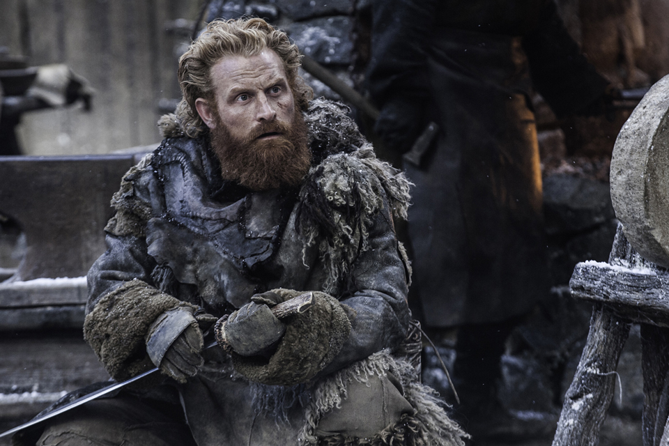 Kristofer Hivjy acting as Tormund Giantsbane © HBO