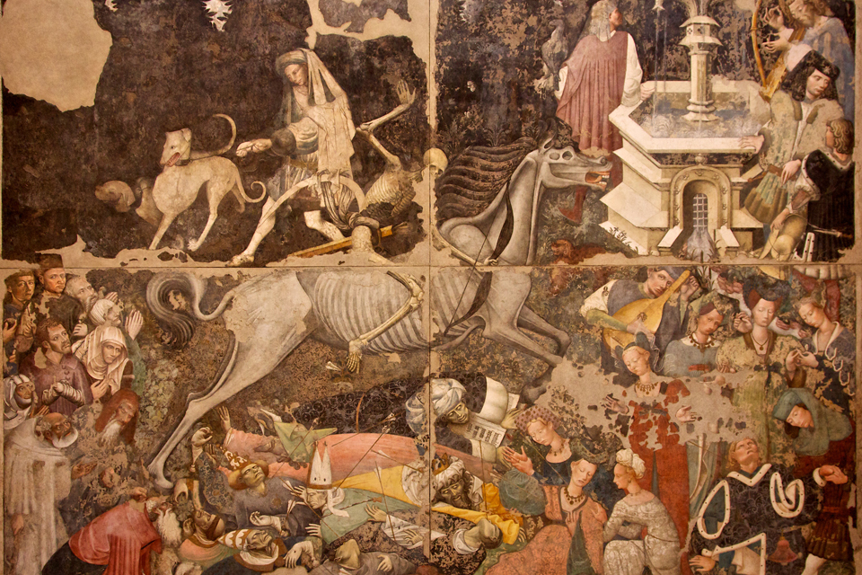 Triumph of Death Wall Painting, ca. 1448, Palazzo Abatellis, Palermo (Photo Rob Cook, 2012)