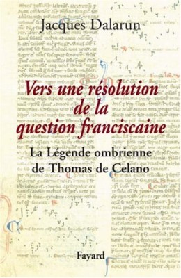 Vers une resolution de la question franciscaine cover