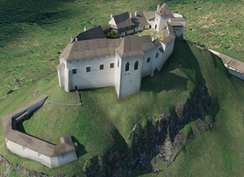 3D reconstruction of Füzer Castle
