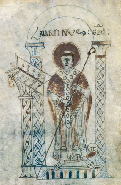 British Library, Additional 11662 Chronicle of Saint-Martin-des-Champs in verse (imperfect) French Manuscript c. 1067 – 1079 fol 5 © British Library