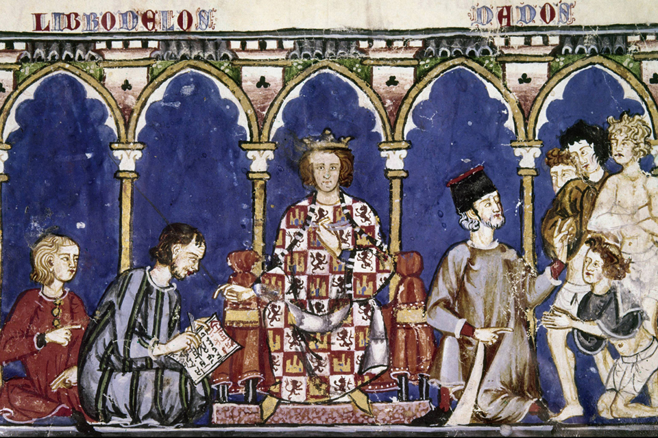 ALFONSO X (1221-1284). King of Castile, Leon, and Galicia, 1252-1284.