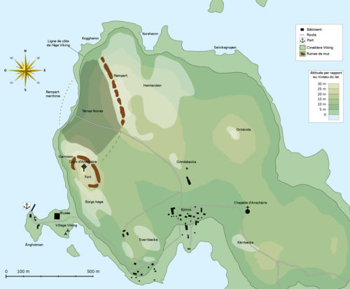 Map of Birka. Source: Wikipedia/Silverkey CC BY 4.0