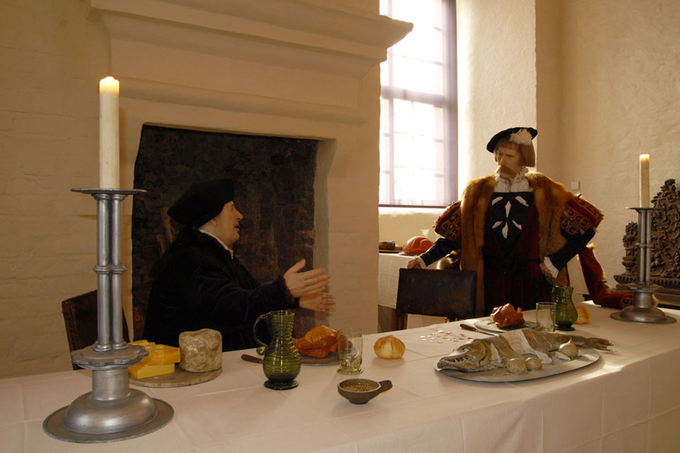 Brask and Gustav Vasa celebrating Christmas in 1523