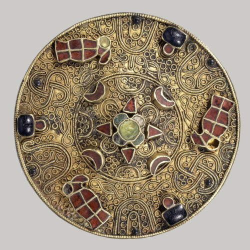 Round brooch from Lorraine, c. 7th cent.