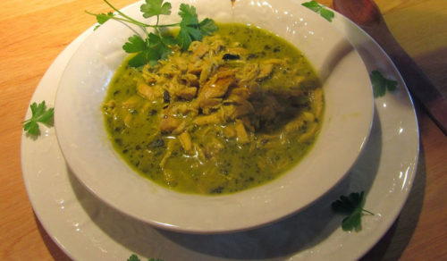 Chicken Broth from the Book of Sent Sovi as Cooked by the Medieval Spanish Chef © Lord William