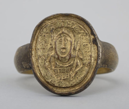 The Ring of Childeric. c. 480 CE. Copy of lost original, BnF. Source: Gallica