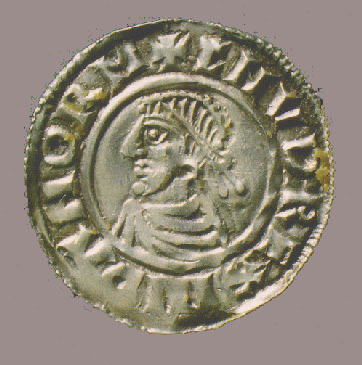Coin with “Imperial Crown” (?). Cnut the Great, minted at Huntingdon c. 1029 – 36