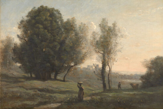 Mystery in Landes. By Camille Corot © Rijksmuseum. Source: Europeana