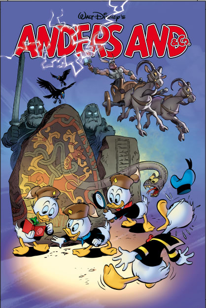 Donald Duck magazine about Jelling © Disney/Egmont