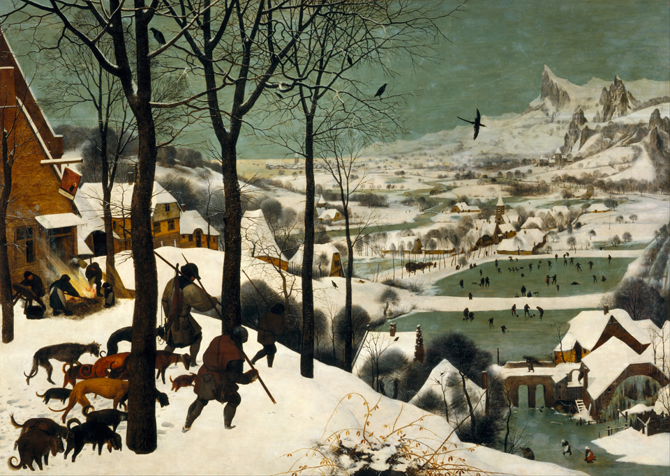 Hunters in the Snow. By Pieter Bruegel the Elder. Source: Google Art project/Vienna Arthistorisches Museum