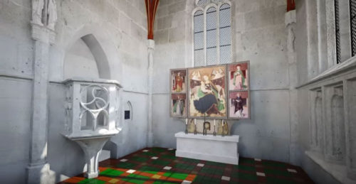 3D reconstruction of Chapel at Füzer castle