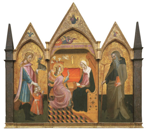 Giovanni dal Ponte: The Anncoation. Tempera su tavola, cm 205 x 230 Campi Bisenzio (Firenze), Museo di Arte Sacra di San Donnino 