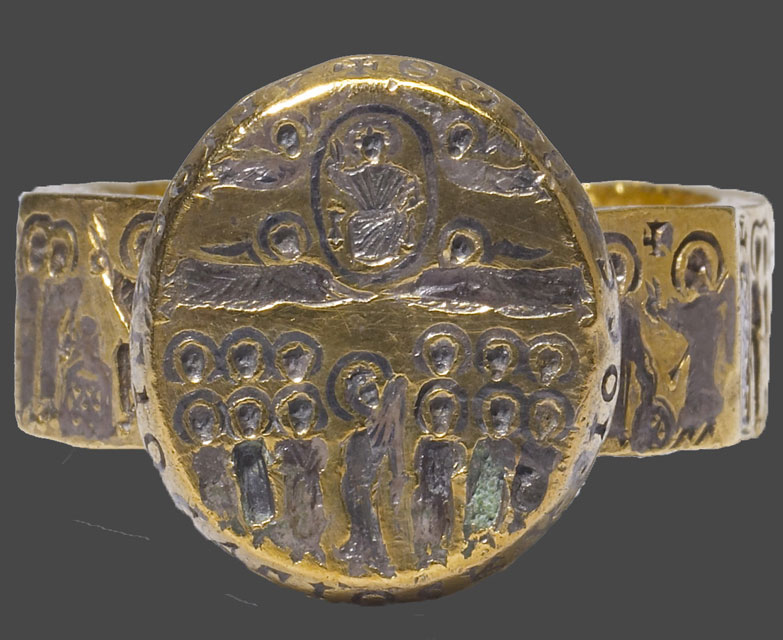 Ancient Christian Rings Ascension of Christ — Medieval Histories