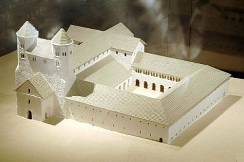 The College Church, SS. Simon and Jude in Goslar. Reconstruction c. 1050. Source: Wikipedia