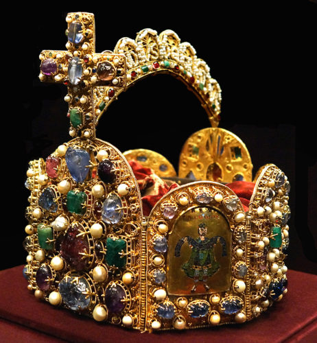 The Crown belonging to the Imperial Regalia. Vienna. Source Wikipedia
