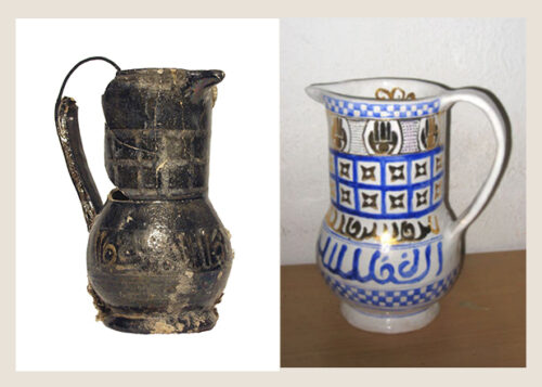 Islamic Pottery found in the Wadden Sea in Rungholt © Man from Rungholt © Nordfriesland Museum Nissenhaus