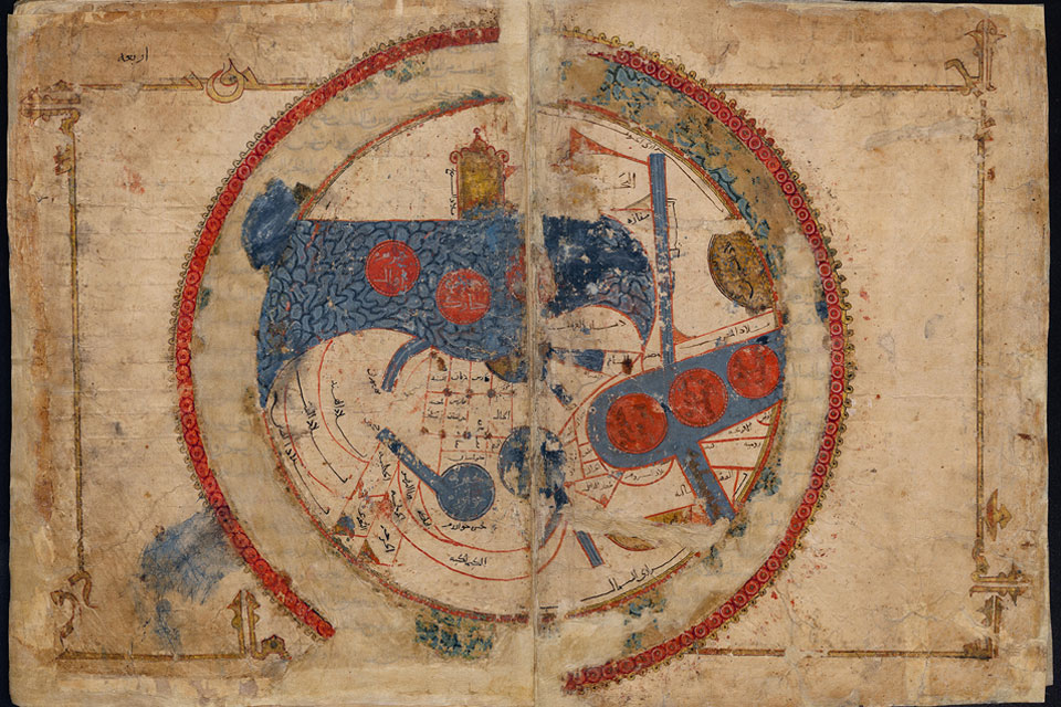 Islamic World Map from leiden