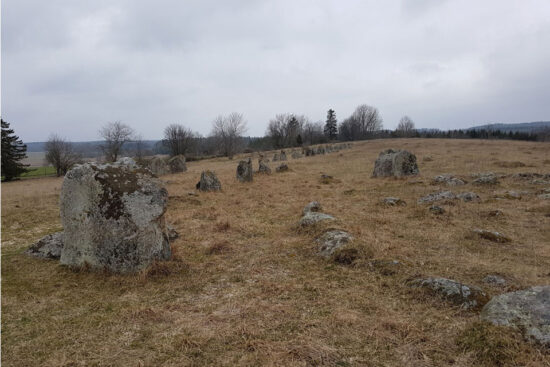 "Lunds Backe" near Skänninge with a Götevi and Götala on either side with a probable settlement nearby, named Götalboalund; the “lund” of the people called “Göta” living near the temple (“al”). © Kulturarv Östergötland