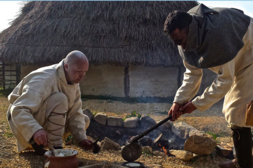 Working at the Medieval Open-Air-Museum at Poggibonsi © Archeodrome Poggibonsi