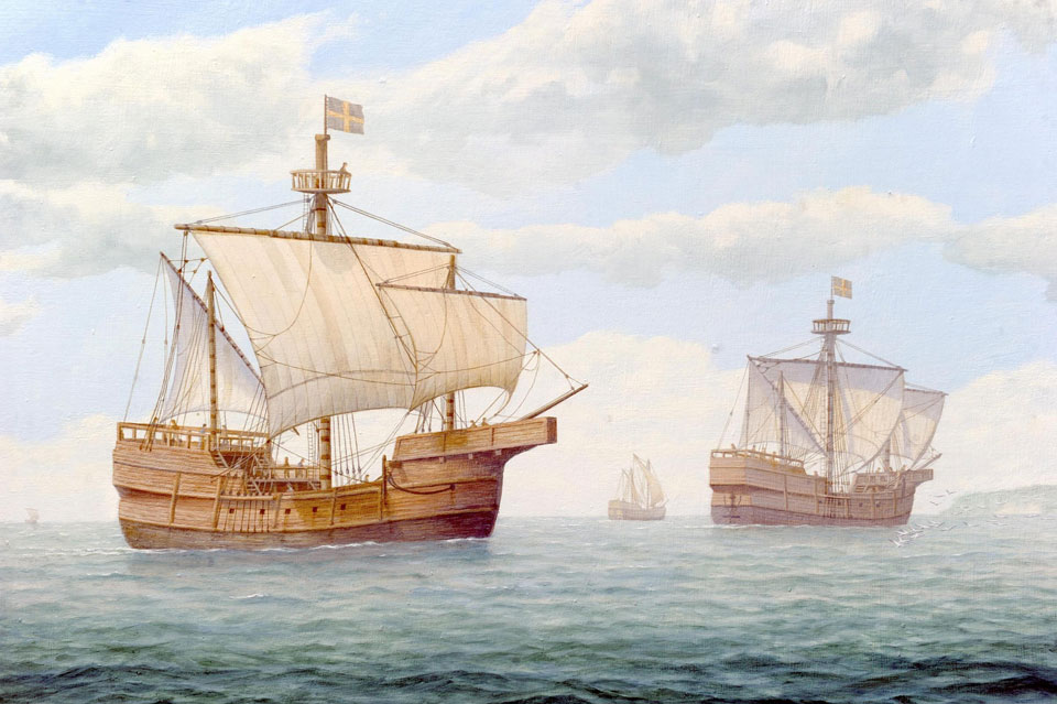Reconstruction of the Newport Ship by Peter Power © Friends of the Newport Ship