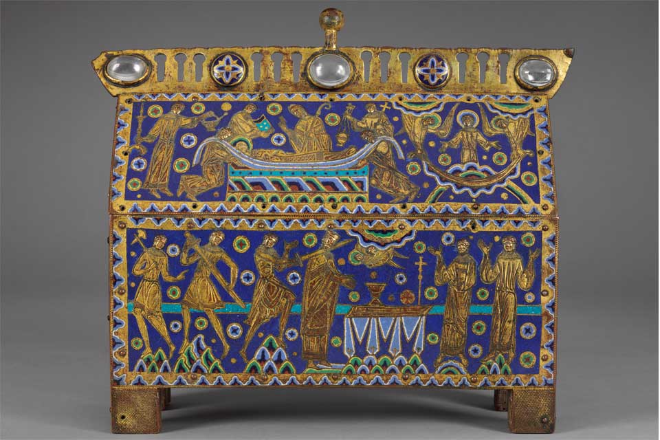 Reliquary casket showing the murder of Thomas Becket. Limoges, France, about 1180-1190. © Victoria and Albert Museum, London.