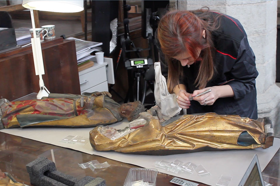 Hermen Rode Altarpiece in Tallinn under conservation © Hermen Rode Project