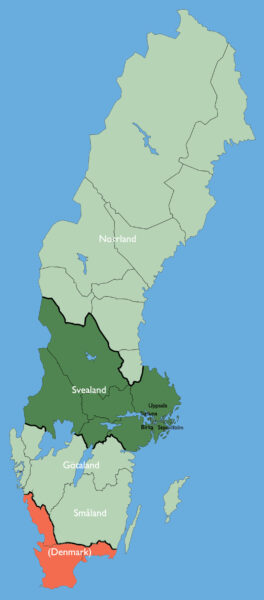 Medieval Sweden and its provinces
