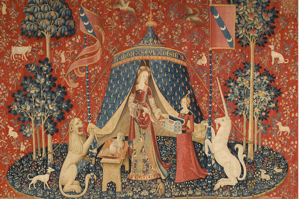 The Lady and the Unicorn - Desire. Source: Wikipedia