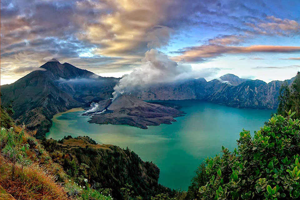 Volcano in Rinjani National Park