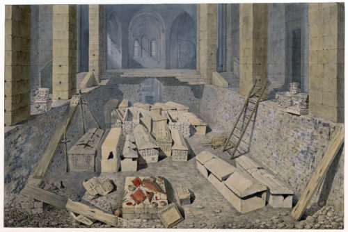 The Crypt of Sainte-Geneviève in Paris where Clovis was buried