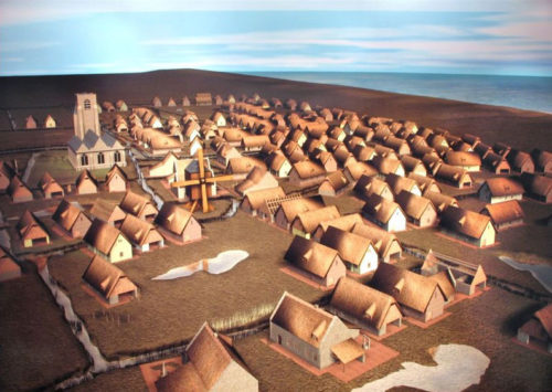 Model of Walraversijde from the Museum. Source: Wikipedia