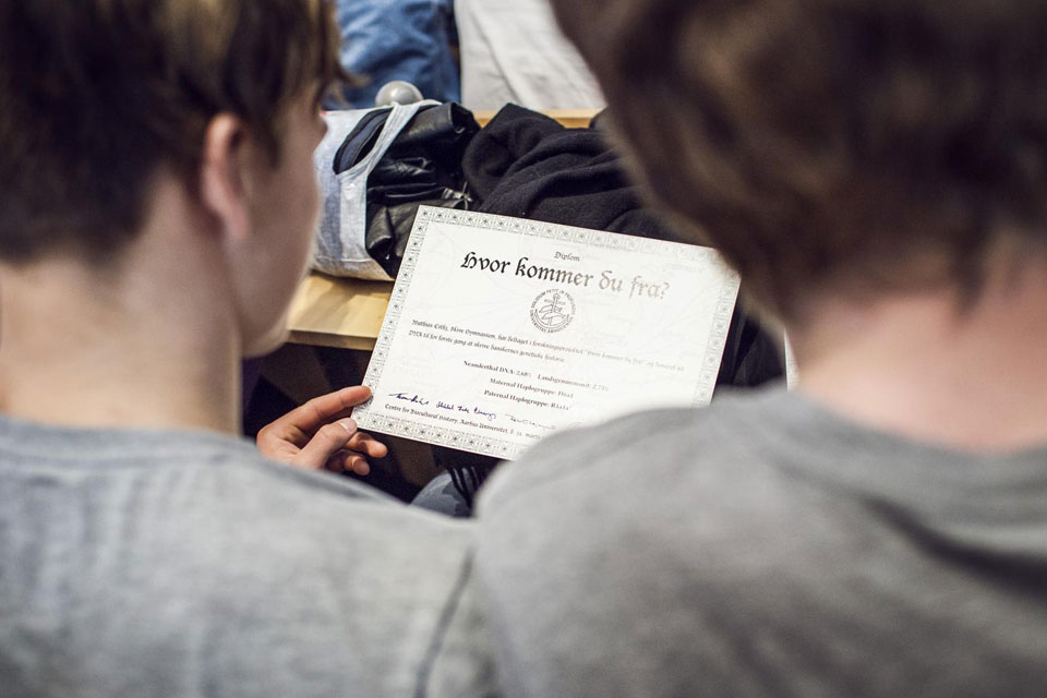 The Danes: Homogeneity in DNA witness to their “tribal” character