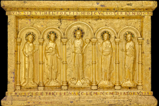 Golden Antependium from Basel ca. AD 1000 © Historisches Museum Basel, Philipp Emmel