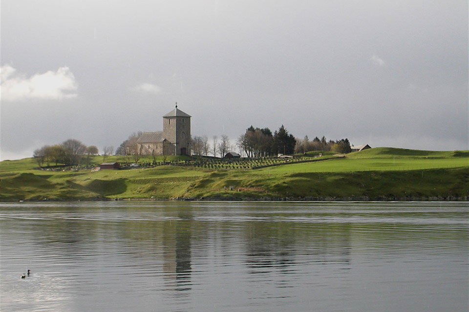 Avaldsnes with St. Olau's Church. Source: Avaldsnes/Anita Langaaker