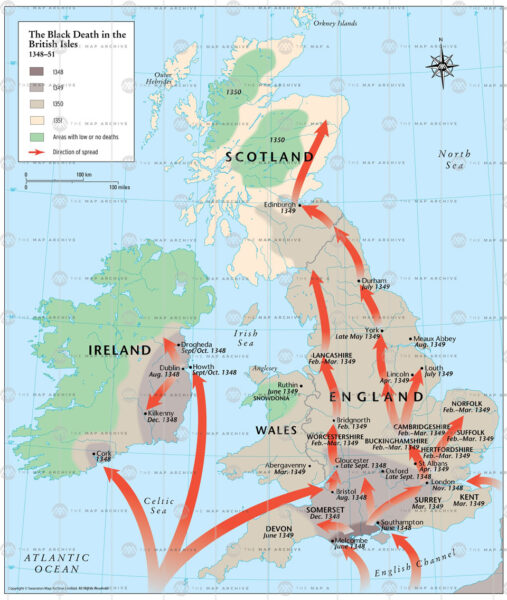 Black Death In England, Ireland and Scotland