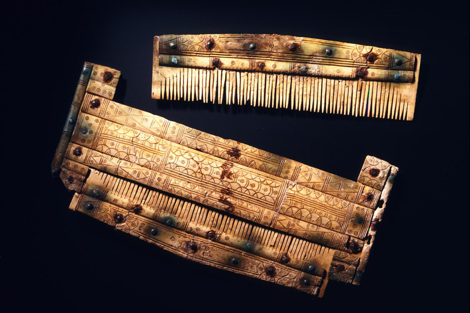Comb with etui - found in the grave of one of the leaders of the band of warriors at niederstotzingen