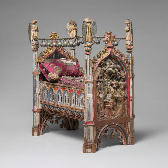 Crib of the infant Jesus, Netherlands 14th century © The Met