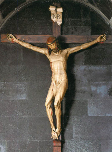 Crucifix by Brunelleschi in Santa Maria Novella, 15th century. Source: Wikipedia