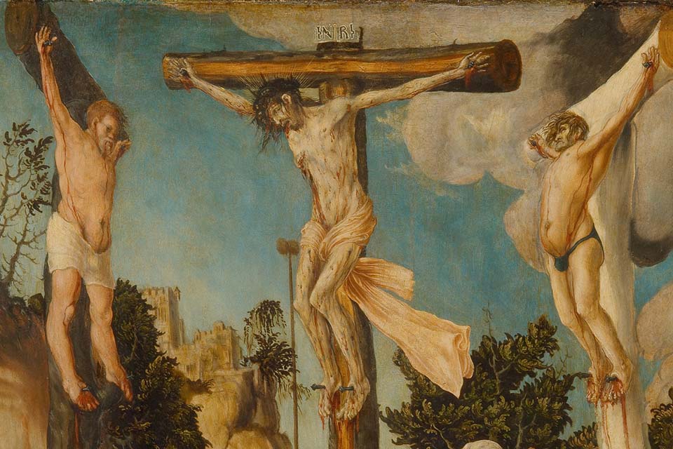 Detail of Lucas Cranach the Elder: The Crucifixion. Source: Google Art Project
