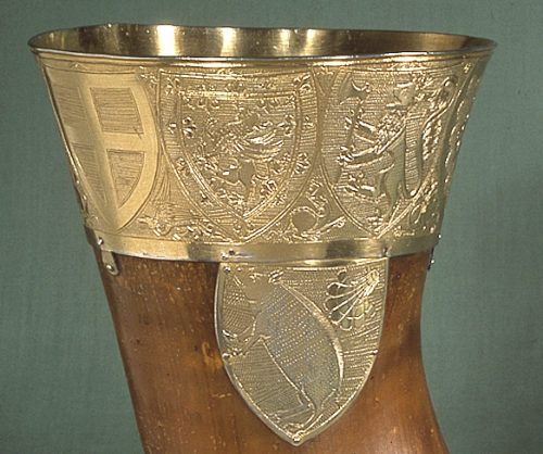 Detail of Norwegian Royal Drinking Horn © Natmus/Lennert Larsen cc-by-sa