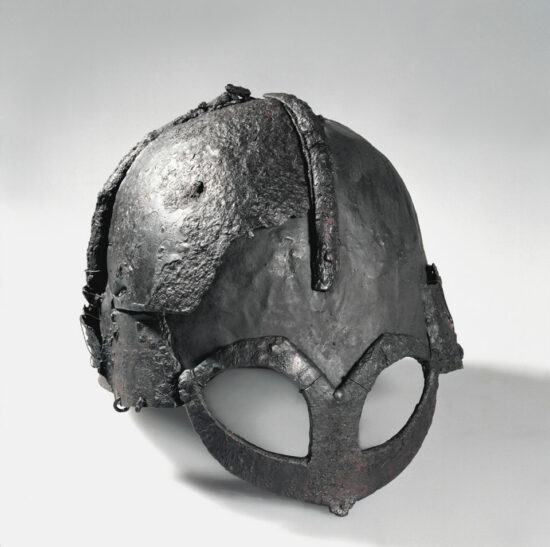 The helmet from Gjermundbu © Museum of Cultural History, UIO