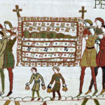 Bell-ringers at the funeral of Edward the Confessor. Source: The Bayeaux Tapestry/Wikipedia