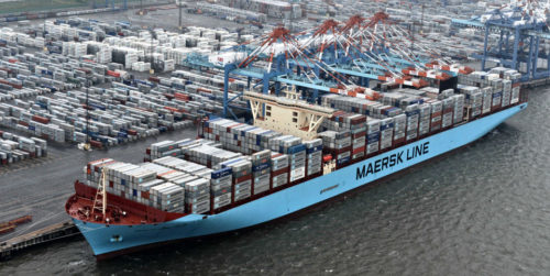 Modern Viking Ship from Maersk sailing the global seas. © Maersk