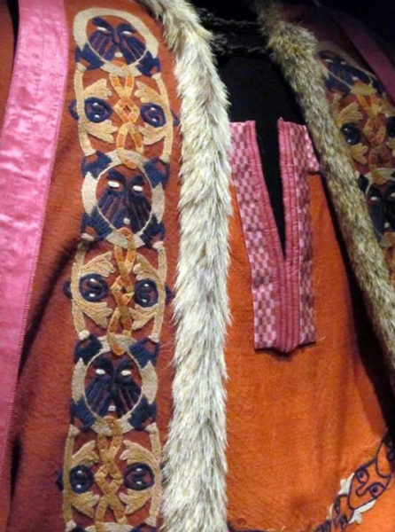 Detail of reconstructed dress from Mammen © Nation Museum in Copenhagen/B. S. Andersen